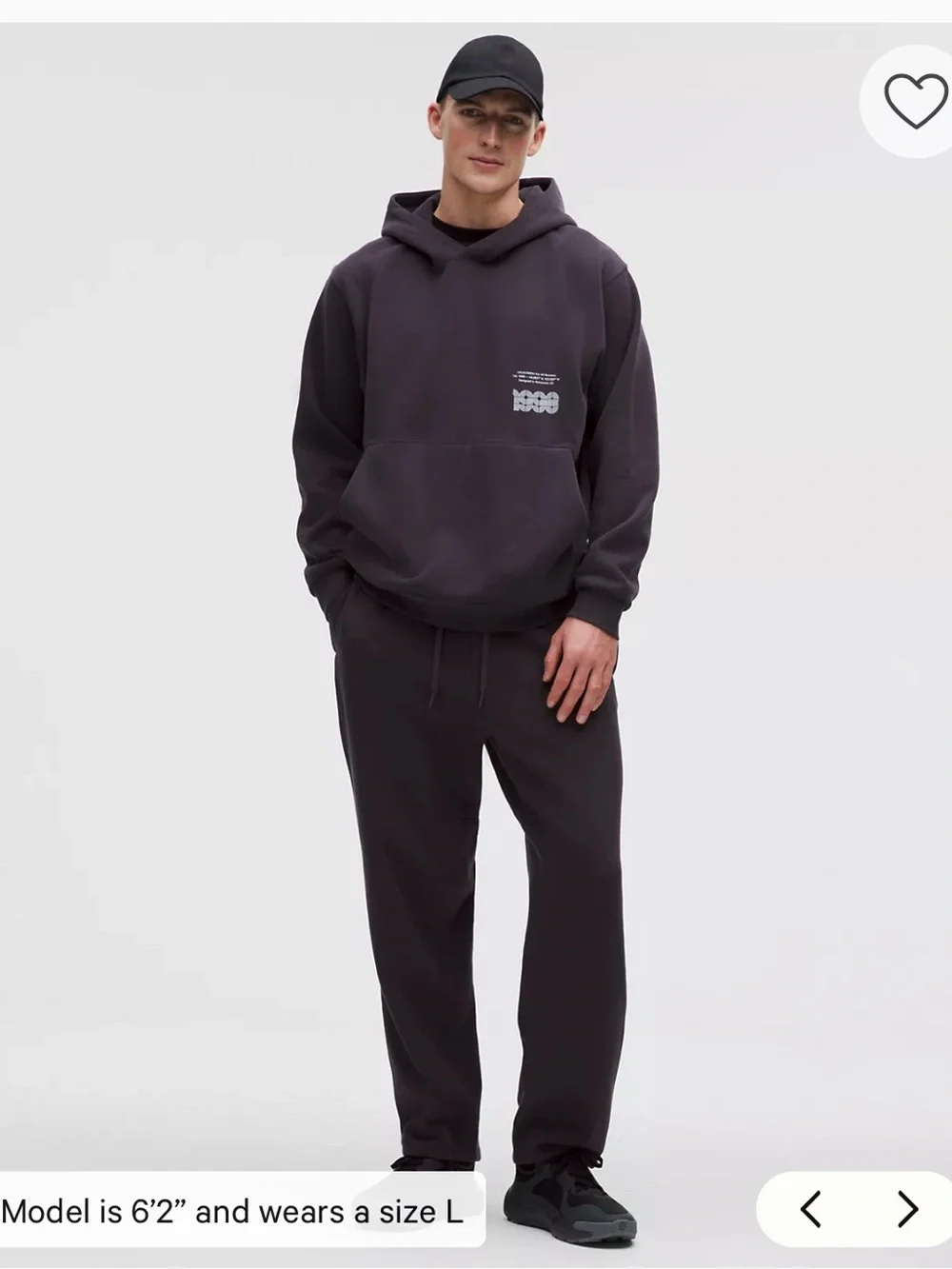 NWT lululemon athletica Black Graphic Hoodie - Picture 6 of 6